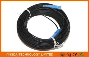 Wholesale SC / UPC 200 Meters Fiber Optic Patch Cord FRP Square FTTH Drop Fiber Optic Jumper from china suppliers