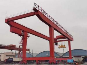 Wholesale Outdoor Rail Mounted Gantry Crane Electric Hoist Container Lifting 40 Ton 50 Ton from china suppliers