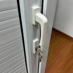 Chinese Top Hardware and Weather Resistance PVC Hinged Door for Residential