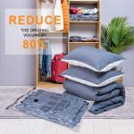 12 PACK VACUUM STORAGE BAGS (3 X JUMBO, 3 X LARGE, 3 X MEDIUM, 3 X SMALL), SPACE