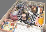 Indoor Amusement Equipment Soft Play Maze Structure With Slide
