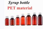Pet Round Medical Syrup Bottles CRC Cap Prescription Cough Syrup Bottle