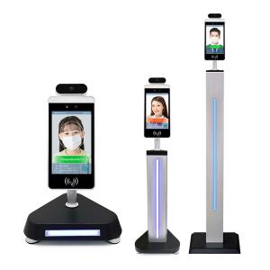 Wholesale 7&quot; IPS Time Attendance Face Recognition Thermometer FCC For Hospital from china suppliers