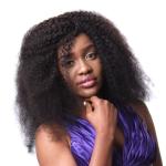 7A Grade Unprocessed Human Virgin Hair Peruvian Afro Kinky Curly Hair For Black