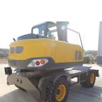 Big Wheeled Excavator 55kw Large Towable Backhoe Digger For Engineering Used