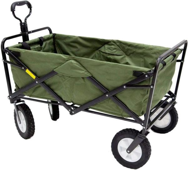 Versatile Garden Cart Shopping Beach Folding Wagon Camping Trolley 86*46*85