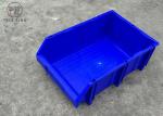 Blue / Red Stacking Plastic Bin Boxes For Secure Storage Of Parts 600 * 400 *