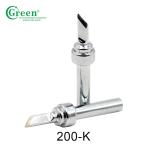 Green 200 Series B C D K I J Lead Free Soldering Tips Oxygen-free Copper ,CrZr