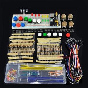 Wholesale DIY Starter Kit for Arduino 03 Electronics Fans Learning Parts Component Package with Breadboard Jumper Wires from china suppliers