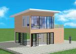 Q355B Q235B Steel Structure Housing Windproof Lightweight Steel Frame Villa