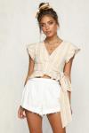 2017 Latest wrap summer women tops