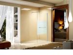 LB03-008 Bathtub Glass Door Sanitary Grade Dual Handle Shower Door