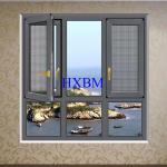 Nice View Commercial Aluminium Windows , Grey Aluminium Double Glazed Windows