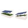 Buy cheap Boyue Carbon Steel Aluminum Alloy Single Column Piling Ground Mounting System from wholesalers