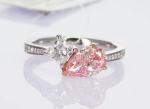 Engagement Ring Wedding Ring Diamond Ring Lab Created Colored Diamonds Pear Four