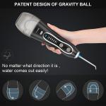 300ml Rechargeable Dental Water Flosser with USB Charging and IPX7 Waterproof