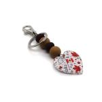 Heart Shape Sublimation Acrylic Keychains Blanks 120*40mm Customizable