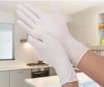 Hospital Natural Latex Exam Gloves Powder Free Various Sizes ISO Certification