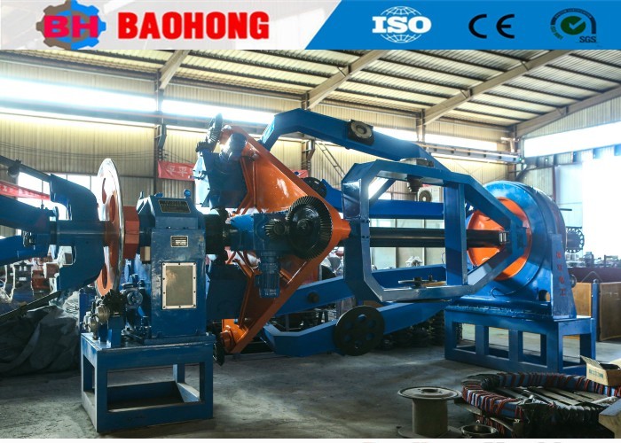 Portal ground rail moving type take up with traversing