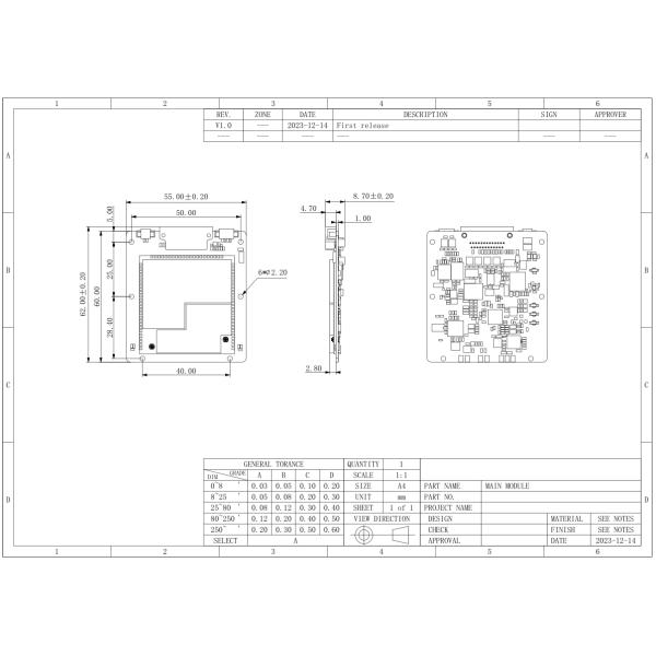 Super Light OEM Digital IP Data Link Video Transmission Module