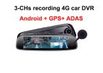 Android 5.1 128GB External Storage ADAS 4G Dash Camera