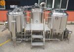 Stainless Steel Beer Making System 500L Capacity Brewhouse Steam Heating