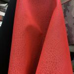 PU PVC Waterproof Coated Fabric , Synthetic Changing Colour Fabric 2mm Thickness