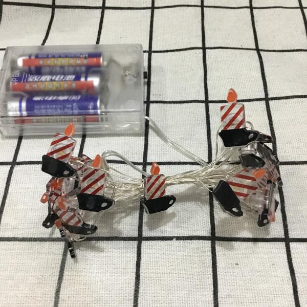 Christmas Lights LED Snowflake String Lights Battery Operated Waterproof Fairy