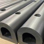 Dock Rubber Fender High Impact Resistance D Type Fenders for Cargo Terminals
