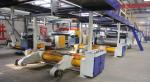 Tri Ply Corrugated Cardboard Production Line Steam Heating High Efficiency