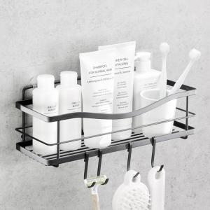 Wholesale Scratch Resistant Stainless Steel Multifunctional Hooks Adhesive Shower Organizer for Kitchen and Bathroom from china suppliers