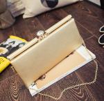 2016 new Korean female diamond chain clutch evening bag shoulder