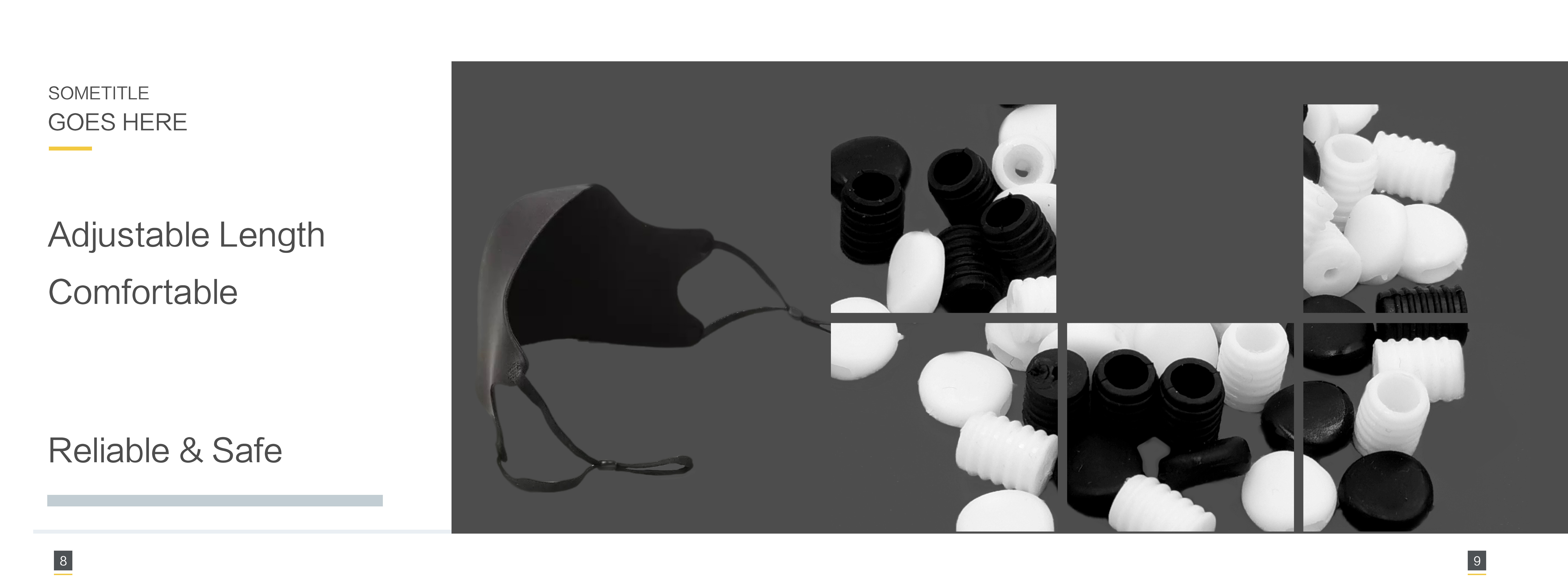 cord lock stopper for mask