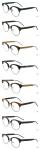 Various Colors Wood Grain Optical Glasses Acetate Frame MR 12307