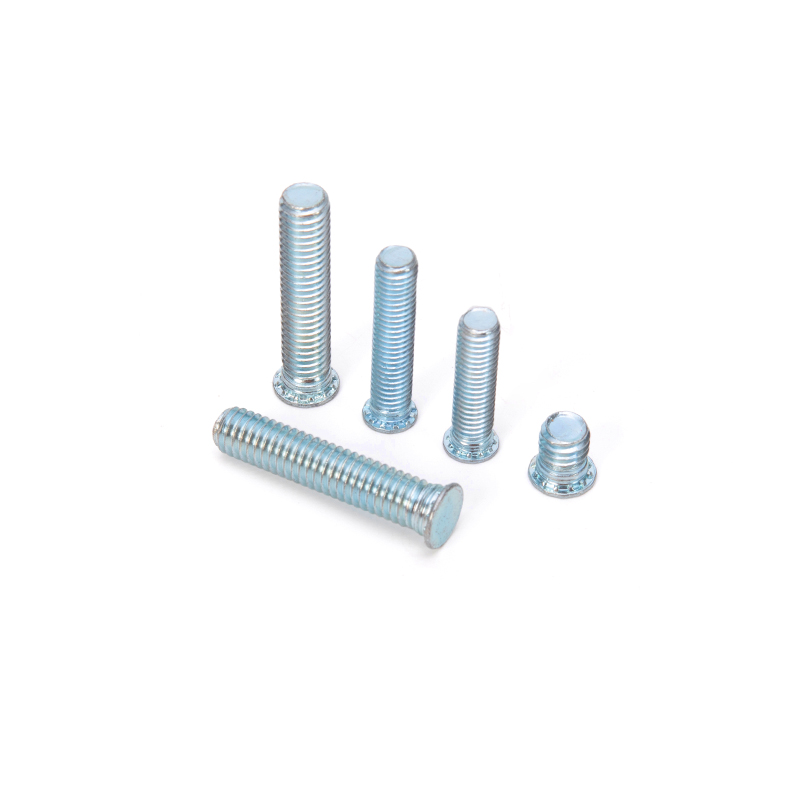 Brass Blue Zinc Carbon Steel Self Clinching Studs Pressure Rivet Screw M2.5 M3 M4 M5 M6 M8 M10 FH Flush Head Studs