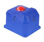Terrui blue single-hole drinking fountain: 40L large capacity, polyethylene