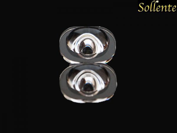 Quality Asymmetric 30° 1 Watt SMD3535 LED Optics Lenses For Led Street Light for sale