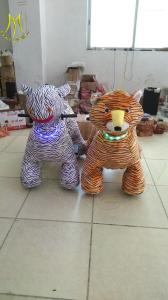Wholesale Hansel adult mechanical pony electric ride on animals walking horse toy with coin from china suppliers
