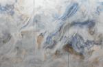 Moisture-Proof 900x1800x9mm Wear-Resistant Inside Floor Blue White Glazed