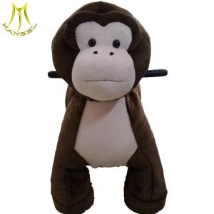 Wholesale Hansel kids coin operated four wheel animal bike plush ride on Monkey from china suppliers