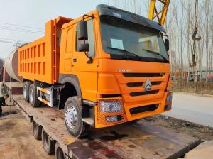 Wholesale HOWO 6X4 10-Wheel Dump Truck with 5 Seats and 371HP Horsepower in Good Condition from china suppliers