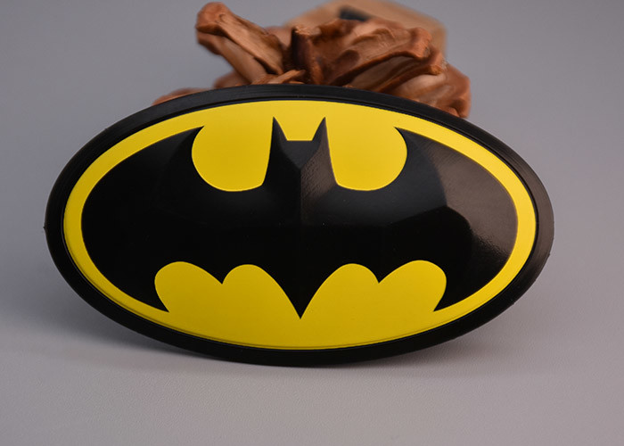 Soft PVC Raised Silicone Logos Heat Transfer Labels Two Colours For Clothing