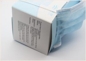 Wholesale 175*95mm Disposable Surgical Mask , Blue Disposable Earloop Face Mask from china suppliers