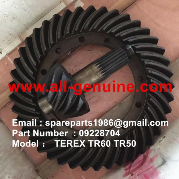 09228704 BEVEL GEAR SET OF TEREX NHL SANY TR35A 3303 3305 3307 TR50 TR60 TR100