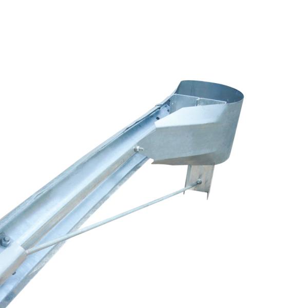 Highway Guardrail Steel Buffer End Galvanized Powder Coated Certified by ISO9001