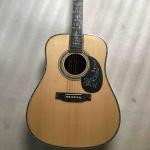 AAAA All Solid Europe Spruce Dreadnought D45AA Shape Acoustic Electric Guitar