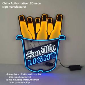Wholesale Satom Dynamic Lighting Effect Beer Alcohol Beverage Light Neon Sign from china suppliers