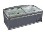 High Efficiency Static Cooling Supermarket Island Freezer For Meat Seafood