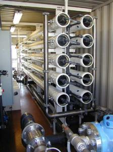 Containerized Seawater Reverse Osmosis Systems Desalination Plant 2000LPH