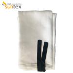 White Silicone Rubber Coated Fiberglass Cloth For Industrial Fire Blankets And